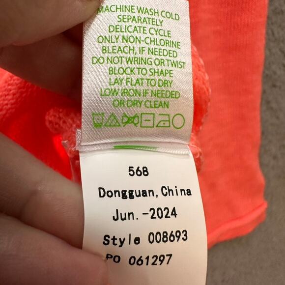 Lilly Pulitzer NWT Small Danette Sweater Papaya Punch Sunny Casual‎ Lightweight - Picture 10 of 10